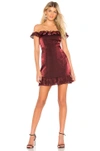 ABOUT US ABOUT US CAMILA MINI DRESS IN RED,ABOR-WD110