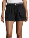 OPENING CEREMONY Denim Inside-Out Shorts,0400098062210