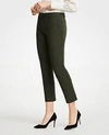 Ann Taylor The Ankle Pant In Cotton Twill - Curvy Fit In Wild Moss