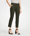 ANN TAYLOR THE ANKLE PANT IN COTTON TWILL - CURVY FIT,460004