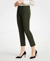 Ann Taylor The Ankle Pant In Cotton Twill - Curvy Fit In Wild Moss