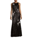 THEIA SEQUINED STAR MERMAID GOWN,628732043425