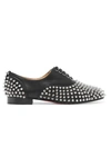 CHRISTIAN LOUBOUTIN FREDDY STUDDED LEATHER BROGUES