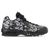 Nike Men's Air Max 95 Premium Casual Shoes, Black In Black