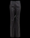 MICHAEL KORS Side Zip Stretch Leather Flare Pant