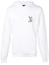 LOCAL AUTHORITY LOCAL AUTHORITY BEL AIR EMBROIDERED HOODIE - WHITE