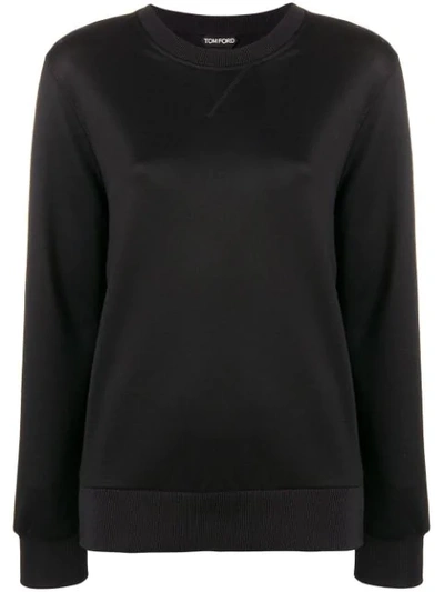 Tom Ford Crew Neck Sweater In Black