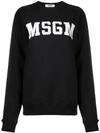 MSGM LOGO PATCH SWEATER