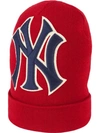 GUCCI WOOL HAT WITH NY YANKEES™ PATCH