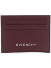 GIVENCHY GIVENCHY LOGO CARDHOLDER - RED