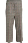 ROCHAS ROCHAS WOMAN PRINCE OF WALES CHECKED COTTON WIDE-LEG trousers BEIGE,3074457345619278707