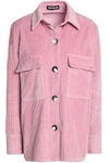 HOUSE OF HOLLAND HOUSE OF HOLLAND WOMAN COTTON-CHENILLE JACKET BABY PINK,3074457345619368645