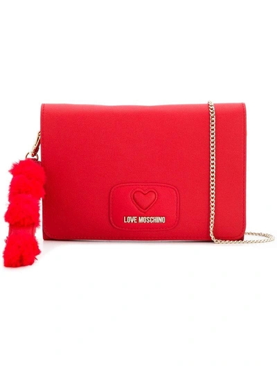 Love Moschino Hand Fastened Clutch  In Red