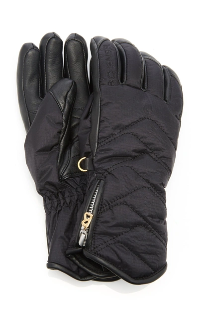 Bogner Bea Quilted Ski Gloves In Black