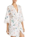 FLORA NIKROOZ IRENE FLORAL KNIT COVER-UP ROBE,Q80713