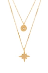 FIVE AND TWO FIVE AND TWO ERIN NECKLACE IN METALLIC GOLD.,FIVR-WL119