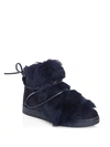 GIANVITO ROSSI Shearling Booties,0400097893930