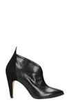 Givenchy Solid Color Ankle Boot With Heel In Black