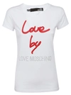 LOVE MOSCHINO LOGO T-SHIRT,10698419
