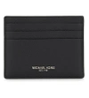 MICHAEL KORS BRYANT GRAINED LEATHER CARD HOLDER