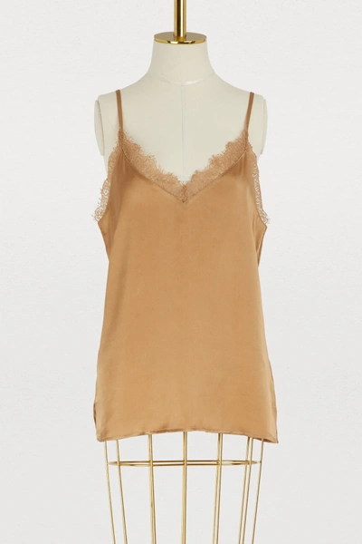 Anine Bing Top With Suspenders In Toast