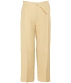 JACQUEMUS JOAO VIRGIN WOOL trousers,183PA04-183 24240/PALE YELLOW