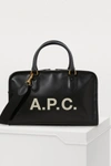 Apc Sac Sylvie Faux Leather Satchel - Black