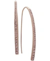 Givenchy Crystal Threader Earrings In Pink