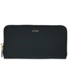 DKNY BRYANT ZIP-AROUND LEATHER WALLET, CREATED FOR MACY'S
