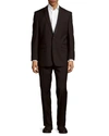 VINCE CAMUTO SLIM FIT TEXTURED WOOL SUIT,190697263373