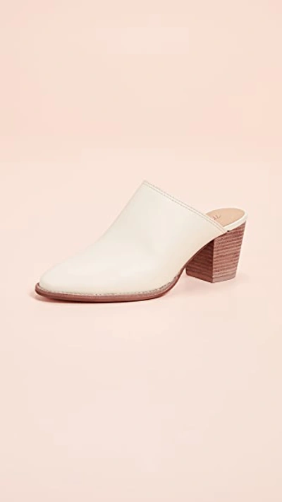 Madewell The Harper Mules In Vintage Canvas