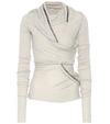 RICK OWENS LILIES EMBELLISHED KNIT TOP,P00324594