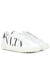 Valentino Vltn Open Low-top Sneakers In White