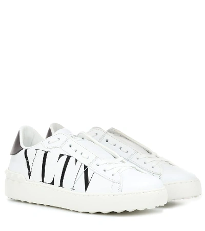 Valentino Garavani Vltn Open Low-top Sneakers In White