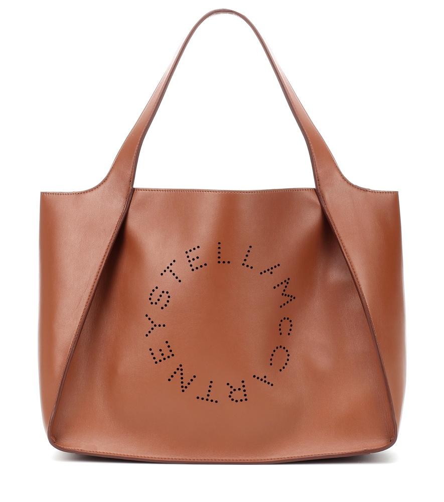 Stella Mccartney Stella Logo Tote In Brown | ModeSens