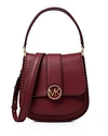 MICHAEL MICHAEL KORS LILLIE MEDIUM LEATHER CROSSBODY MESSENGER BAG,30F8G0LM6O