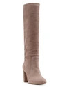 VINCE CAMUTO WOMEN'S SESSILY ROUND TOE SLOUCHY HIGH-HEEL BOOTS - 100% EXCLUSIVE,VC-SESSILY