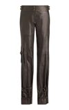 RALPH LAUREN KAIYA STRAIGHT-LEG LEATHER trousers,695555