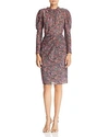 REBECCA TAYLOR PAISLEY PUFF-SLEEVE DRESS,618924D980