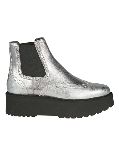 Hogan Ankle Boot Silver Route H355