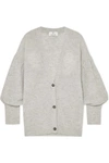 ALLUDE WOOL AND CASHMERE-BLEND CARDIGAN