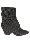 VIC MATIE VIC MATIE' MICRO STUDDED ANKLE BOOTS,10699635