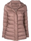 PEUTEREY PEUTEREY PADDED FITTED JACKET - BROWN