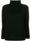 MAX MARA MAX MARA TURTLE NECK JUMPER - BLACK