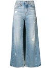 R13 SKIRTED JEANS