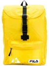 FILA FILA LOGO BUCKLED BACKPACK - YELLOW & ORANGE