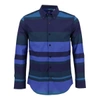 LORDS OF HARLECH Morris Shirt In Cold Stripe