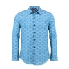 LORDS OF HARLECH Nigel Shirt In Teal Forest