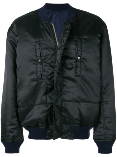 Digawel Quilted Bomber Jacket In Black