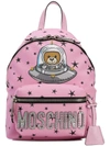 MOSCHINO MOSCHINO SPACE TEDDY BEAR BACKPACK - PINK
